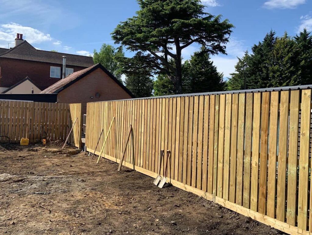 This is a photo of Bespoke custom fencing installed by Fast Fix Fencing Tunbridge Wells