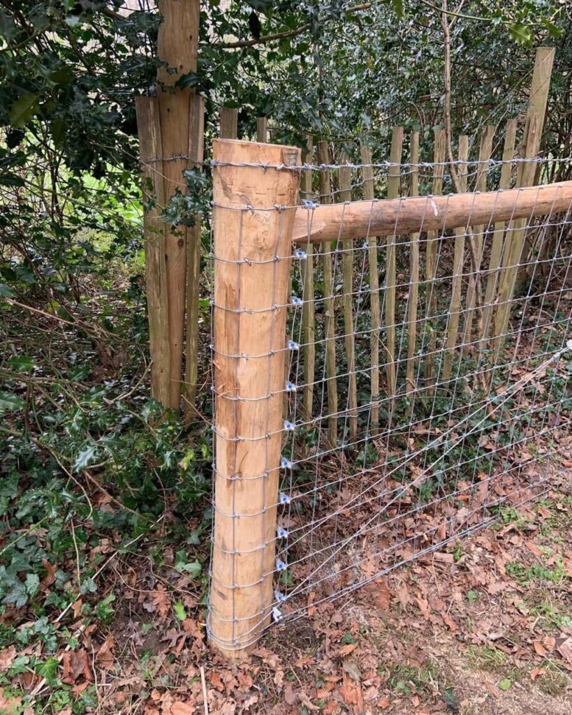 This is a photo of stock fencing installed by Fast Fix Fencing Tunbridge Wells